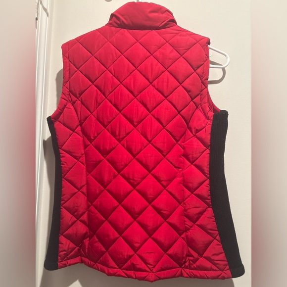 Red Quilted Vest - Picture 2 of 2